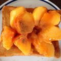 こたつねこくん's cooksnap of when they made 柿トースト♪.