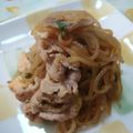 ゆりぼぉ's cooksnap of when they made 簡単♪糸こんと豚肉の炒もの.