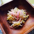 emumihq's cooksnap of when they made もやしとハムのナムル.