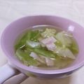 赤い電話's cooksnap of when they made キャベツとベーコンのコンソメスープ☆.