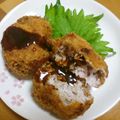 ミセスkei's cooksnap of when they made 絶対おいしい!!!ジュ～シ～メンチカツ.