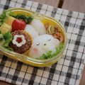 ｍａｎｇｅｒ's cooksnap of when they made スヤスヤ*いねむりうさぎちゃん＊キャラ弁.