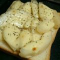 なみん614's cooksnap of when they made ラフランス＆キウイ★簡単デザートトースト.