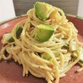 sunita's cooksnap of when they made アボカドとしめじのクリーミーマヨパスタ.