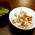 よんよんきっちん's cooksnap of when they made ウマっ♪挽肉と里芋の中華風混ぜご飯.