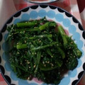 桜キイちゃん's cooksnap of when they made 簡単！春菊のナムル風胡麻和え.