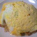アネクメーネ's cooksnap of when they made 簡単☆レンジdeオムライス.
