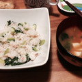 みゅ→育筋と食育's cooksnap of when they made 鯵の干物の簡単ちらし寿司♪.