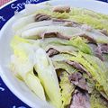 katana1100's cooksnap of when they made 白菜・豚肉・ネギ酒蒸し鍋.