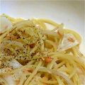 SAKURA0704's cooksnap of when they made 鍋の残り物リメイク！鶏ごぼうつみれパスタ.