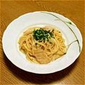 ぽめchan's cooksnap of when they made レンジでソース♪キムチチーズの贅沢パスタ.
