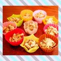 二角形's cooksnap of when they made 卵なし☆ノンオイルごぼうマフィン.