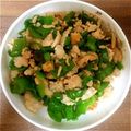 レフィア's cooksnap of when they made 鶏ミンチとピーマンの中華炒め.