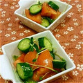 くみちょ～～'s cooksnap of when they made ☆トマトときゅうりのたたき☆.