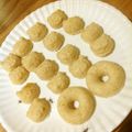 二角形's cooksnap of when they made レンジで簡単ヘルシー！おから蒸しドーナツ.