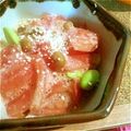 MofeMofee's cooksnap of when they made 枝豆×トマト　わさび風味納豆.