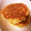 naon0206's cooksnap of when they made ✿コーンとハムのパンケーキ✿.