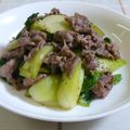 nasubeam's cooksnap of when they made 【簡単】牛肉とチンゲン菜炒め.