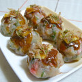nasubeam's cooksnap of when they made じゃが芋餅のたこ焼き風♫.