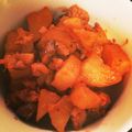 miho212's cooksnap of when they made ひき肉とじゃがいものケチャップチーズ和え.