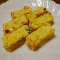 チョコあらし's cooksnap of when they made お弁当に！鮭フレーク入り卵焼き.