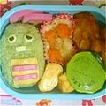 めぐれい's cooksnap of when they made 簡単！ガチャピン＆ムック☆キャラ弁・遠足.