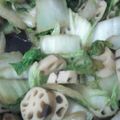ガガンボ's cooksnap of when they made 白菜とレンコンの炒め煮.