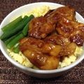 candyfluff's cooksnap of when they made てりたれで☆旨い！照り焼きチキンの三色丼.