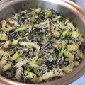 のんた＆きなこ's cooksnap of when they made 大量消費にセロリとジャコのあっさり炒め.