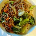 todachima's cooksnap of when they made ブロッコリーと牛ひき肉の和え物.