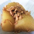 なーわー's cooksnap of when they made 大根とツナ缶でこっくり煮物。.