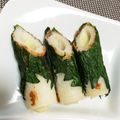 ☆テルエ☆'s cooksnap of when they made チーズちくわの大葉巻き焼き✿.
