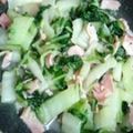 ツズク's cooksnap of when they made 白菜とﾍﾞｰｺﾝ☆くったり炒め.