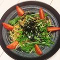 モモジママ's cooksnap of when they made 高菜とエリンギの和風パスタ.