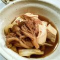 nammy's cooksnap of when they made フライパンで作る牛肉のすき焼き風.