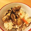 tomomao26's cooksnap of when they made 牡蠣と舞茸の炊き込みごはん.