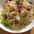 ひーちゃんママ♪'s cooksnap of when they made コンビーフとキャベツのスパゲッティ.