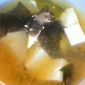 hinato母's cooksnap of when they made じゃがいもとワカメのみそ汁.