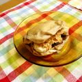 komutatata's cooksnap of when they made ＊パンで簡単♪チョコバナナクレープ風＊.