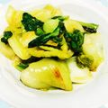 鈴子☆'s cooksnap of when they made ごま油香る チンゲンサイの塩炒め.