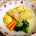 なゆほ's cooksnap of when they made 基本のロールキャベツ☆コンソメスープ☆.