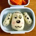mufuron's cooksnap of when they made いないいないばぁ！ワンワンお弁当♪.