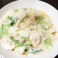 nino0215's cooksnap of when they made カブとベーコンのスパ☆簡単ホワイトソース.