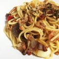 kamille02's cooksnap of when they made アヒージョ風☆パスタ.