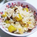 juntaro◎'s cooksnap of when they made 秋の味覚♪しめじ入りさつまいもご飯.