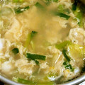 mai☆taa's cooksnap of when they made 中華スープ 簡単 ニラ卵.