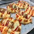 nico's cooksnap of when they made ＊簡単手ごね・ウインナーパン＊.