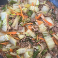 甘党かーちゃん's cooksnap of when they made 合挽き肉で♪簡単すき焼き丼.