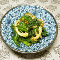 Satoco❋'s cooksnap of when they made 春菊とちくわのごま和え*副菜お弁当にも.