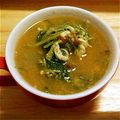クックQXCOV0☆'s cooksnap of when they made プチッと鍋としめじ・水菜・卵のスープ♪.